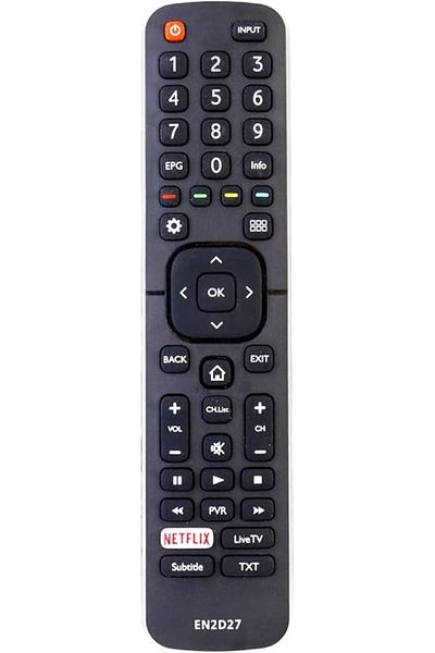 The Bros EN2D27 Replacement Remote for Hisense Smart LED TV H5C H6B H6GB H7GB H7B Series