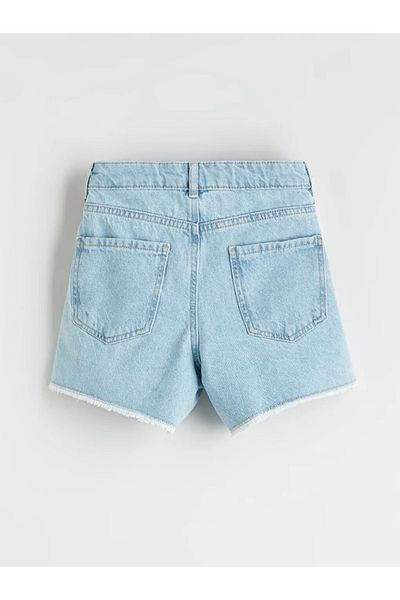 LC Waikiki Lcw kids indigo floral girl jean shorts