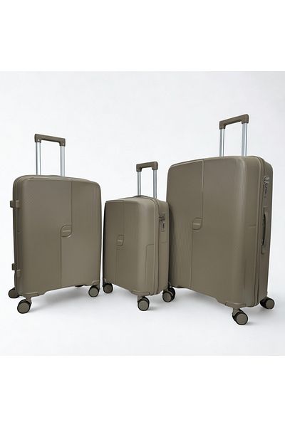 carbon 3-piece shatter-resistant polypropylene bag set