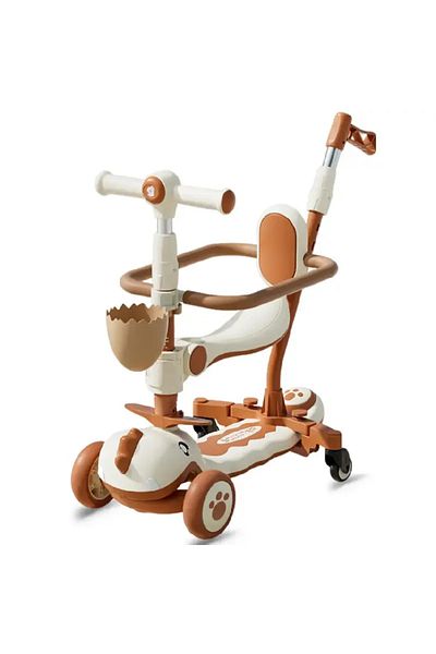 OEM Multifunctional Scooter 6 In 1, Foldable, With Seat And Light-Up Wheels, Age 10 Months - 12 Years