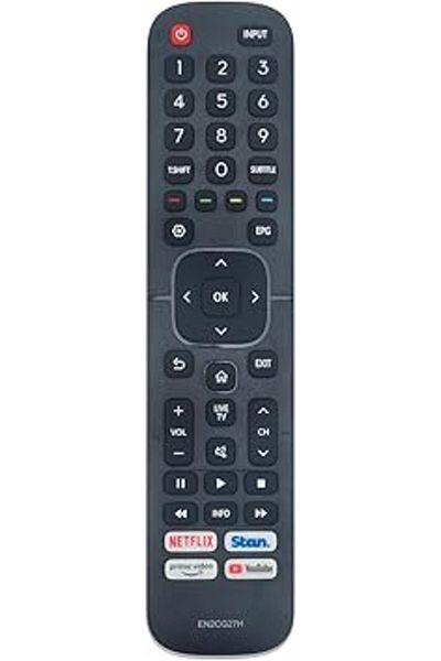 The Bros EN2CG27H Remote for Hisense TV 75S8 65S8 55S8 50S8 43S8 85S8 50S5 49S4 43S4 55R5 50R5