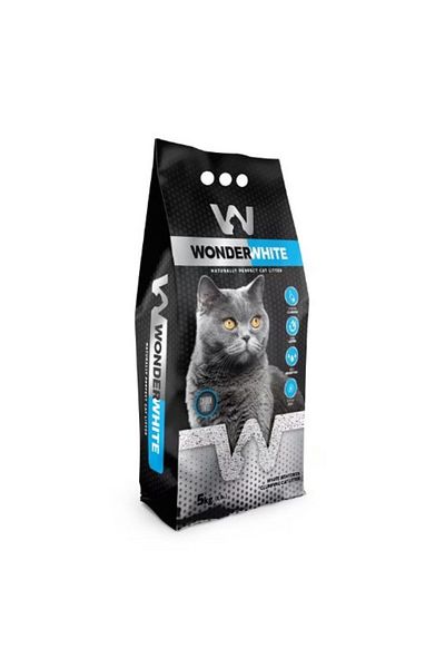 WONDERWHITE Wonder White cat litter, 5kg, Activated Charcoal flavor