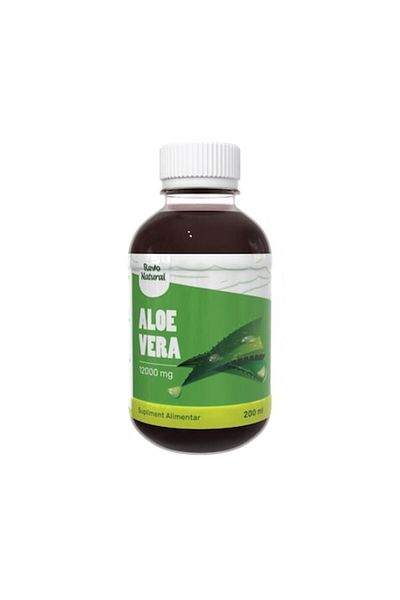 Revo Natural Aloe Vera liquid 12,000 mg, for detoxification, digestive system and colon health, 200 ml