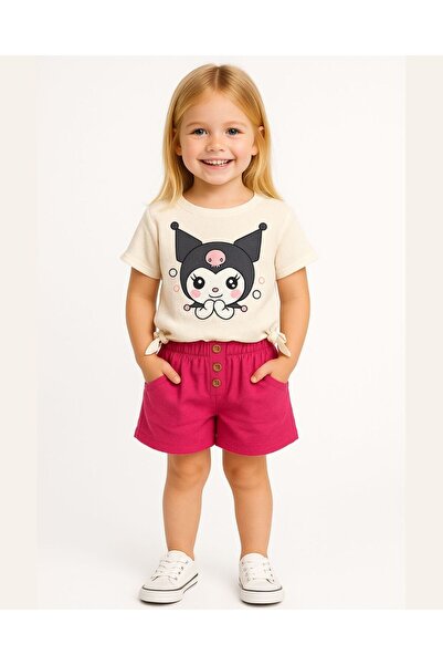 Deco Kids Wear Printed T-Shirt and Shorts Set - Asliva