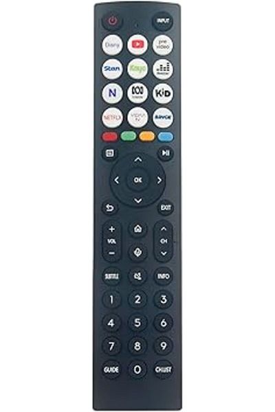 The Bros ERF2R36H Voice Remote for Hisense 4K Smart TVs: U8HAU U7HAU A7HAU Series (93 characters)