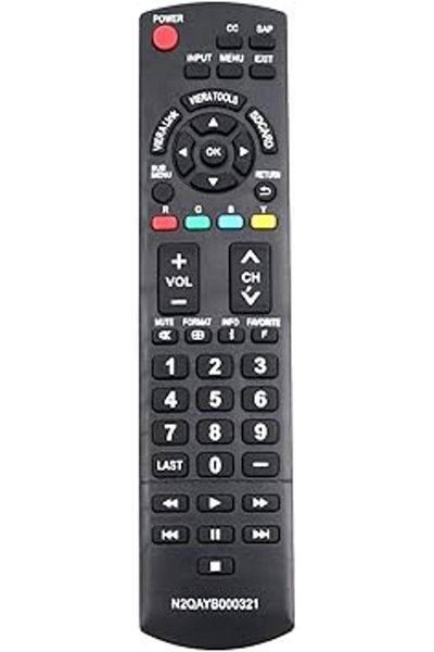 The Bros N2QAYB000321 Remote for Panasonic TV TC-50PX14 TC-42PX14N TC-54PS14 TC-32LX14 TC-L32C12