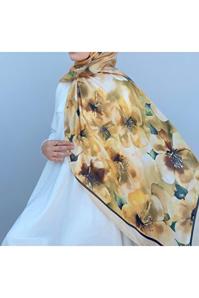 GRAZELLA Çiçek Desen Pamuk Şal