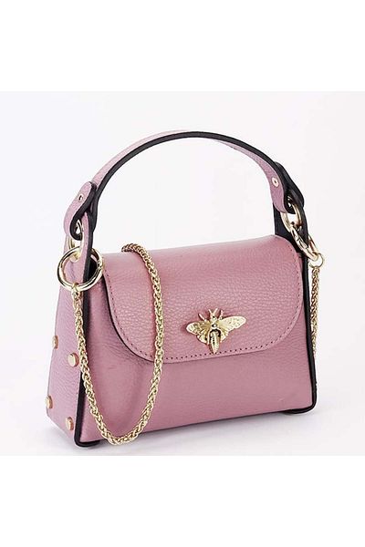 SOFILINE Small light pink genuine leather bag 1602 122