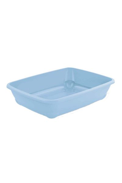 MPB Birba Mini cat litter box, 30x31x9h cm, Blue