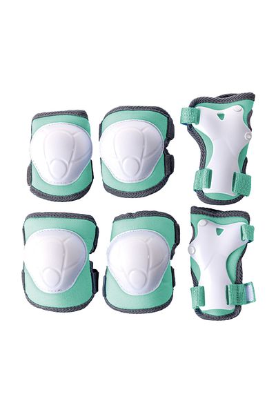 Yvolution Set 6 protecții sport 3-5 ani Green