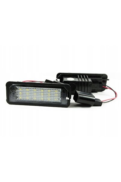 Autowag Set Led Plăcuțe Înmatriculare Pt Vw Passat B6 Sedan / Passat B7 / Cc / Golf 5 / Golf 6 / Golf 7
