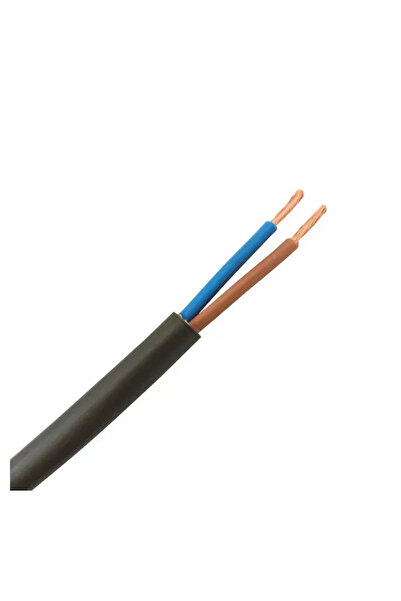 YEŞİM KABLO Yeşim Kablo 2x6 Mm² Tam Kesit Ttr Cca Kablo Siyah 100 Metre ( alü...