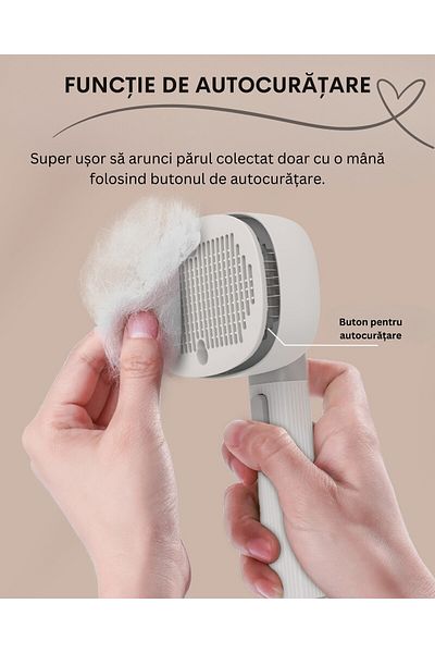OEM Professional 4in1 brush for pets, fur care, self-cleaning, massage function