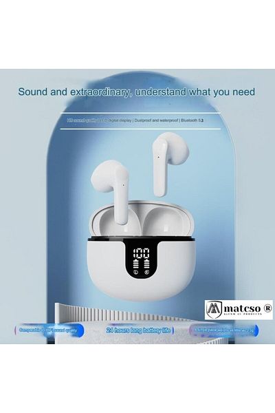matcso by CSM 4U PRODUCTS® Casti Wireless, matcso by CSM 4U PRODUCTS®, EP.HS-S61,White