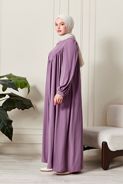 fistan Στρογγυλό φόρεμα Roba Hijab Medina Silk Prayer Φόρεμα Μοντέρνο και κομψό μοντέλο