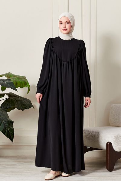 fistan Round Roba Hijab Dress Medina Silk Prayer Dress Modern and Stylish Model