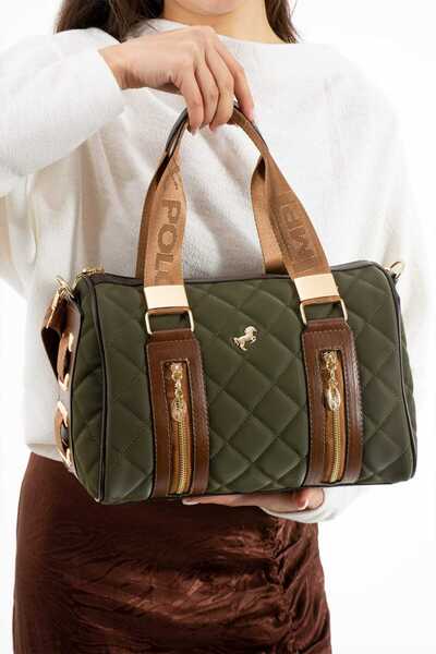 Miami Polo Quilted Patterned Stylish Shoulder Bag Daily & Special Occasion Co...