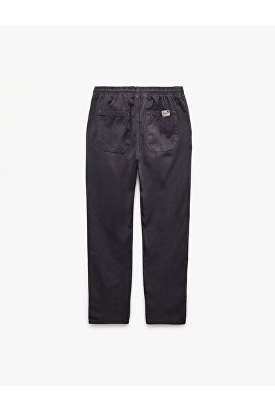 Koton Pocket Detailed Cotton Gabardine Waist Lace-Up Trousers