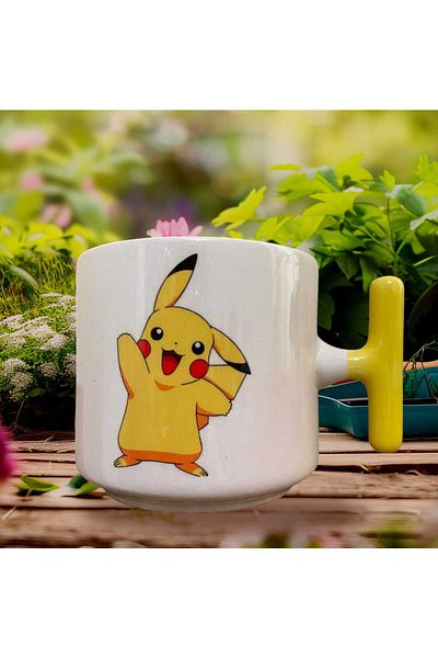 GameFruy Pikaçu Double Sided Printed Mug - Ceramic Tea, Coffee Gift Cup