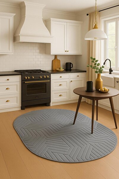 KEVLİNE Home Modern Dekoratif Halı Kaymaz Taban Yıkanabilir Salon Halısı Yuva...