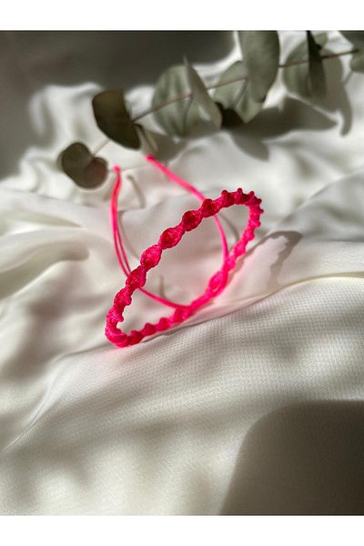 sabiha aksesuar Spiral Macrame Weave Rope Bracelet,Water Resistant, Adjustable Handmade Unisex Bracelet