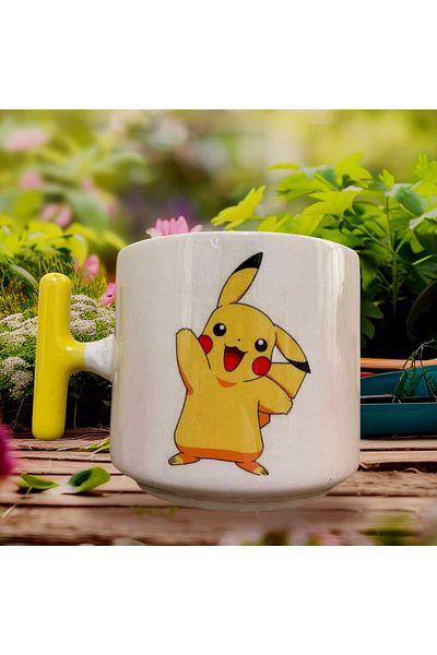 GameFruy Pikaçu Double Sided Printed Mug - Ceramic Tea, Coffee Gift Cup
