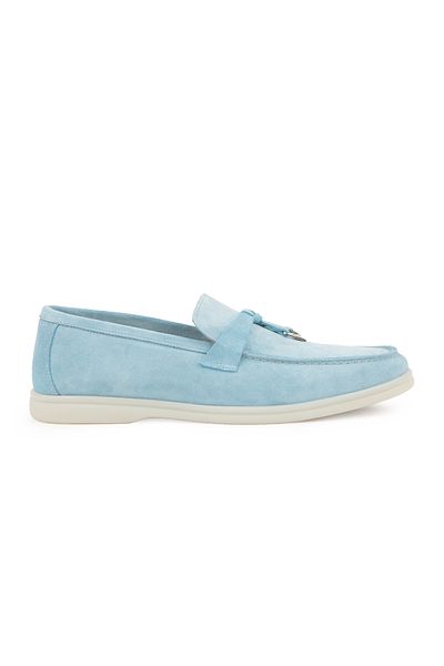 Pegia Γνήσιο Suede Ανδρική αγκράφα Loafer 500910