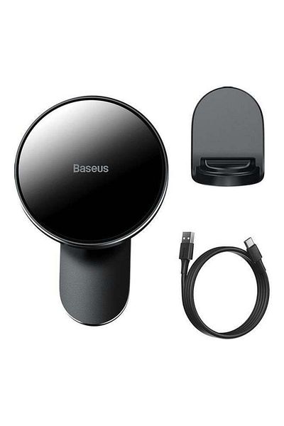 Baseus Magnetic Absorption Wireless Car Charger, Fast Charging, Compatible with Mag-Safe Car Charger