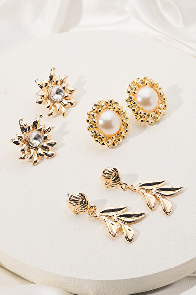 MRK Kadın 6lı Vintage Küpe Set