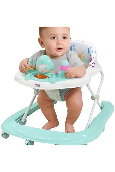 denix Foldable Baby Walker with Adjustable Height, Wheels, Anti-Fall Design, Activity Center for Infants (