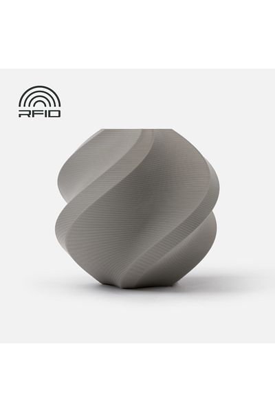 Bambu Filament roll, PLA Basic, 1.75 mm, Gray, Lab, RFID auto reading with spool