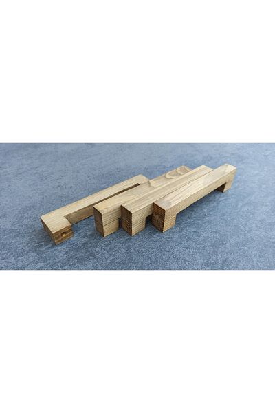 Wholewood مقبض خزانة الأثاث الخشبي من ميرا مقاس 160 ملم بني