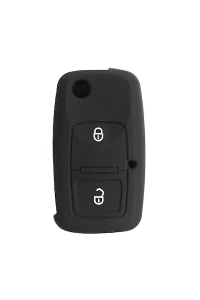 Xenon Bright Carcasă cheie auto VW din silicon cu 2 butoane, neagră