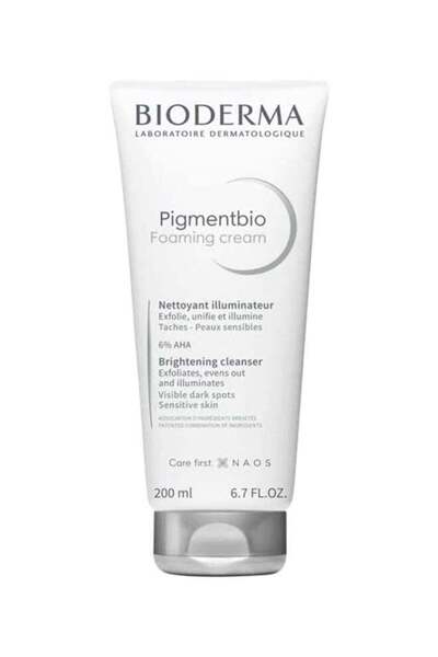 GENCE Pigmentbio Foaming Cream Cleanser for Skin Brightening, 200ml