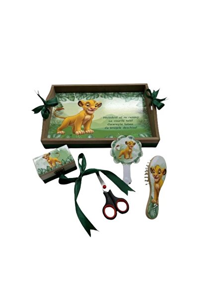 Mamboo Tava si Accesorii pentru Mot Baiat cu Pui de Leu, Personaj din Desene Animate