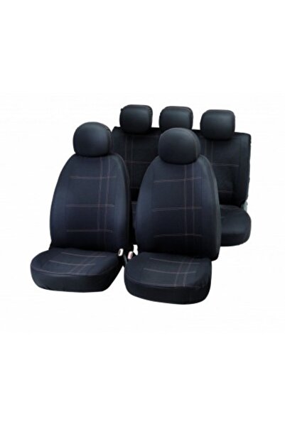 Bottari Set huse universale pentru scaune „BRODERIE” Negru/Gri