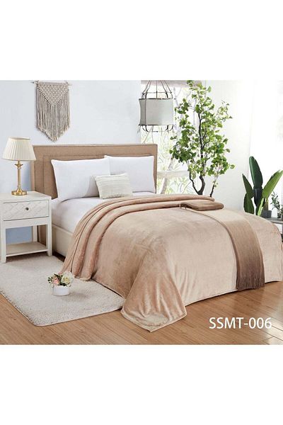 homestyle 1 Piece Soft Polyester Bed Blanket Large Size 200*220 cm