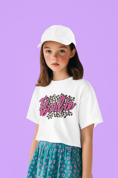SEVBANO Barbi Printed Unisex Cartoon Children's T-Shirt (Age 1-12)