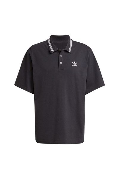 adidas Ανδρικό μαύρο Polo T LOOSE POLO JW5897