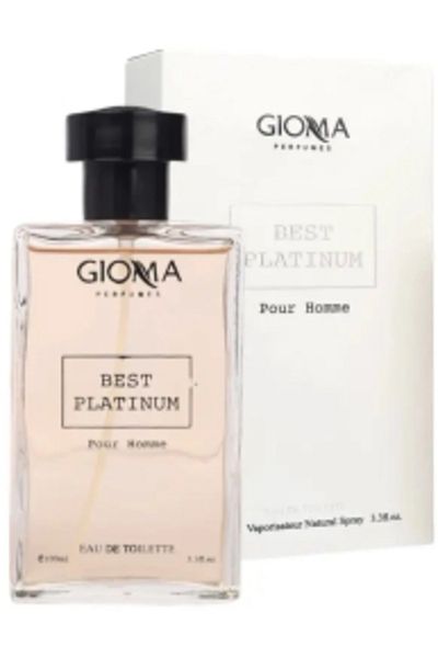 GIONA Best Platinum Eau de Toilette 100 ml - Inspired by Fahrenheit Absolute