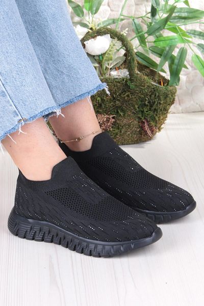 fort 5060 Divamod Light Comfortable Stone Detailed Mesh Women's Shoes