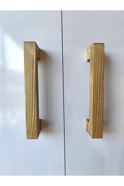 Wholewood مقبض خزانة الأثاث الخشبي من ميرا مقاس 160 ملم بني