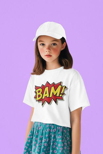 SEVBANO Bam Avengers Printed Unisex Movie Children's T-Shirt (1-12 Years)