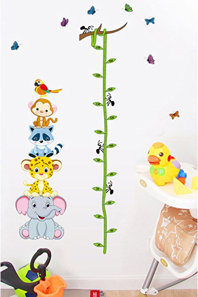 Kt Grup Animale drăguțe 85 x 180 cm Set de autocolante de perete pentru camera copiilor