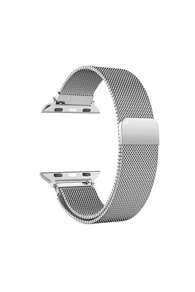 shop Compatible with Apple Watch 6/7/8/9/10/Se Ultra Watches 44/45/46/49 mm Mesh Weave Metal Cord Strap