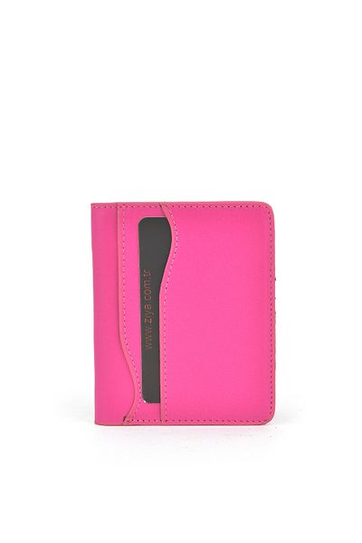 Ziya , Unisex Γνήσιο Δερμάτινο Θήκη Κάρτας 1539852Z02 Φούξια