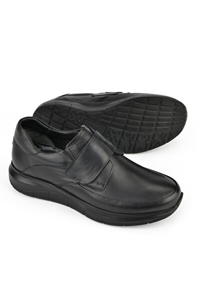 Ziya , Men's Genuine Leather Comfort Shoes 153123Z19003 Black