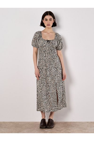 Apricot Tier-Milchmädchenkleid