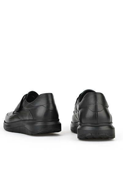 Ziya , Men's Genuine Leather Comfort Shoes 153123Z19003 Black
