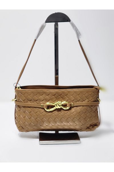 OUEEN ELİZABETH ''Small Size'' Front Body Knitted Women's Hand- Shoulder Bag